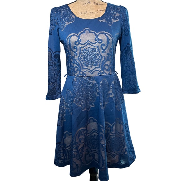 Pink Owl boutique 3/4 length sleeve minidress - Picture 5 of 8